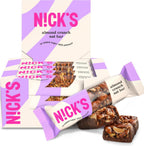 NICKS Keto Nut Bar Almond Chocolate, Keto Nut Snack for Sports, Hiking & Outdoor Activities, 1G sugar, 3G net carbs, healthy snack (pack of 12) 40.0 grams