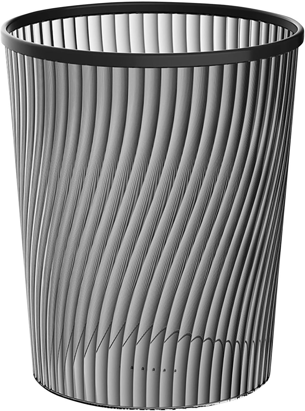 Dorm Trash Can, 2 Gallon Durable Easy to Clean Round Plastic Wastebasket,Trash Bin Garbage Bin,Slim Profile Garbage Cans for Office,Compact Spaces,Bathroom,Bedroom,Dorms,Kitchen