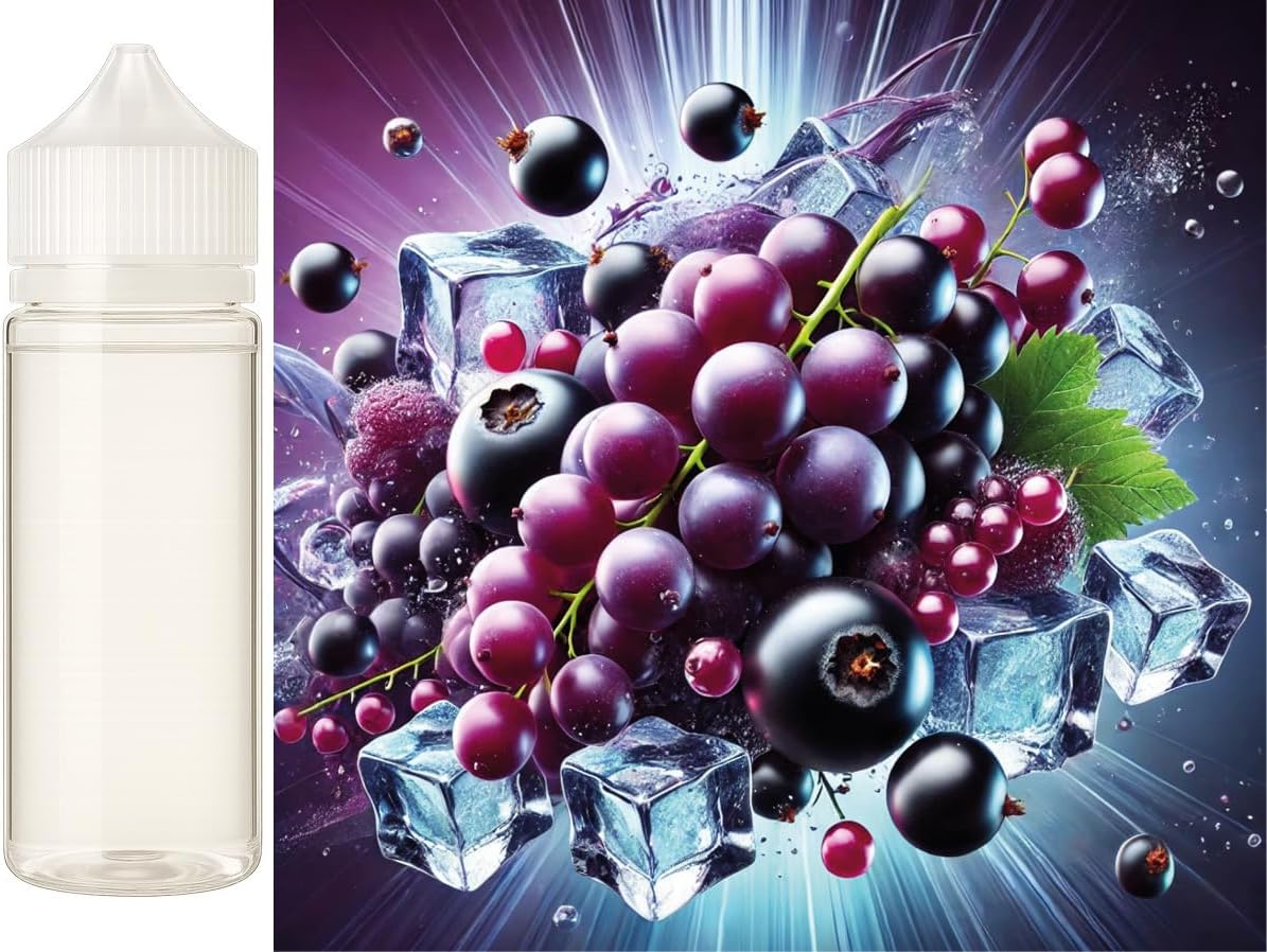 Icy Grape Berry - Grape Blackcurrant Ice Flavor Concentrate - Vegan - Sasami - 100ml