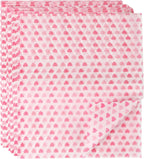 MIDELONG 50PCS Wax Paper Sheets Food Wrapping Paper Greaseproof Waterproof Dry Waxed Deli Wraps Paper Sheets Non-Stick Liners Tissue for Bread Sandwich Burger,Heart Love Style