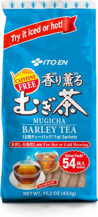 Ito En Mugicha Roasted Barley Tea, 54 Count Tea Bags, Caffeine Free