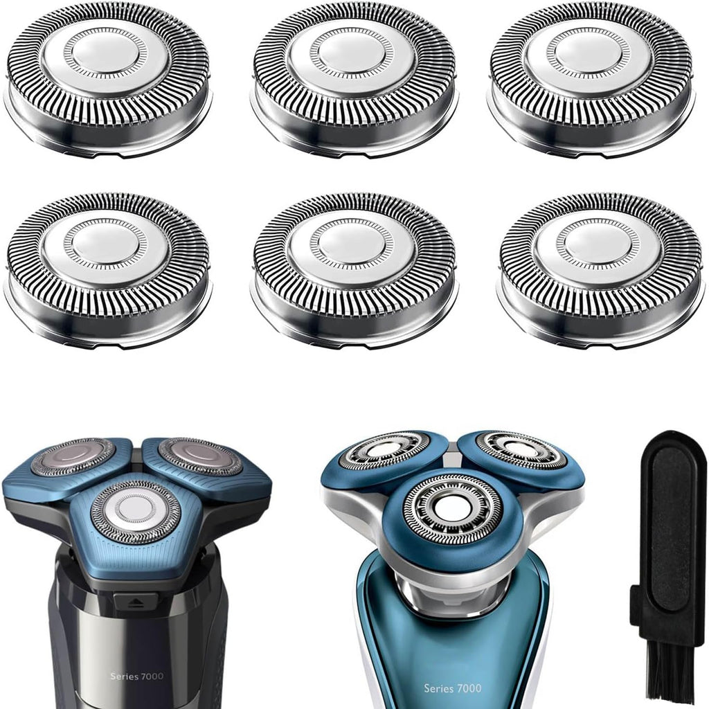 SH71 Replacement Heads Compatible with Philips Norelco Shaver Series 7000 and 5000 Triple Razor with Durable Sharp Blade,Comfortcut Replacement Blades,Razor Blade for Philips Norelco S7782 S7788
