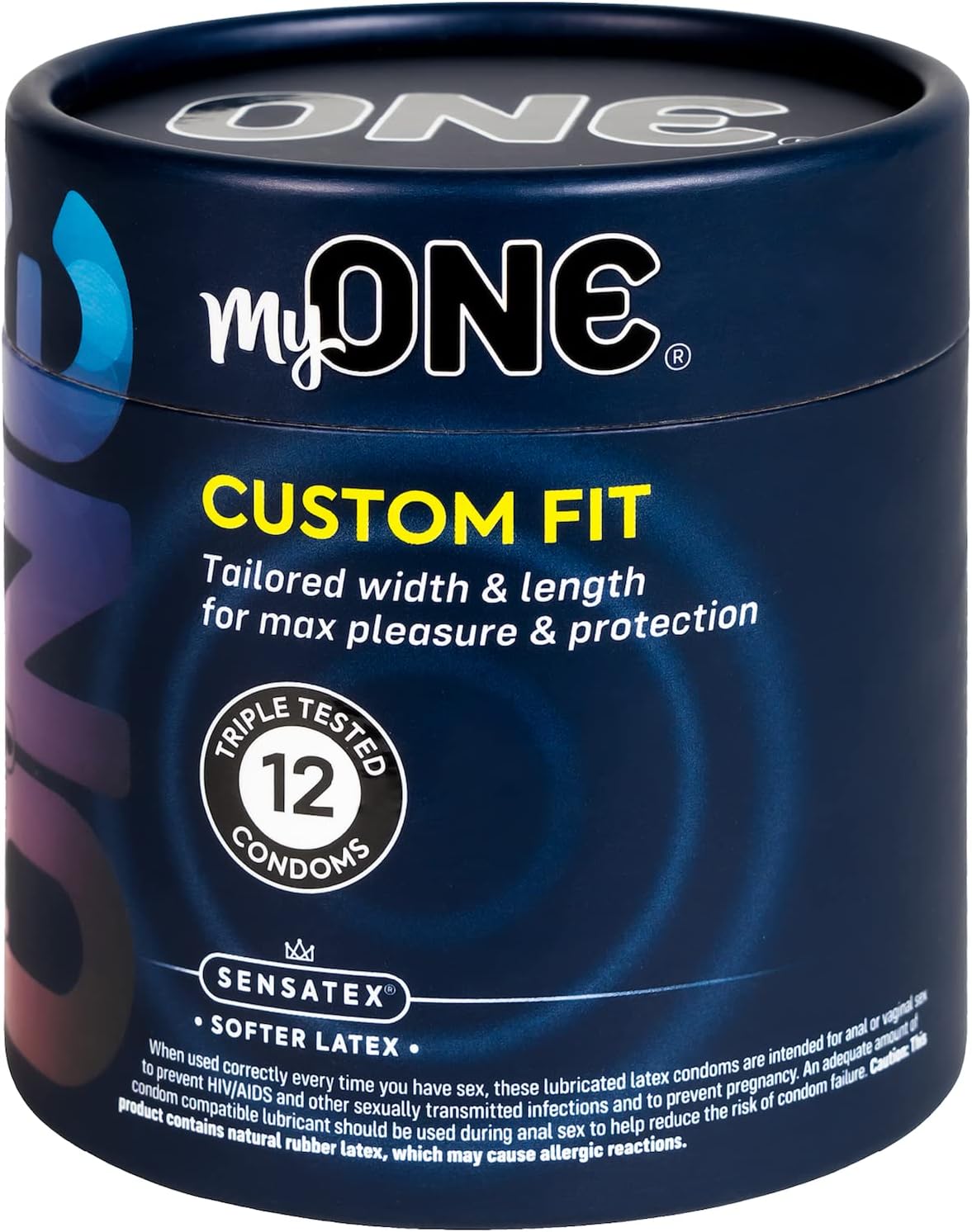 MyONE Custom Fit Snug Sized Condoms | Tailored Width & Length | Max Pleasure | Triple Tested Softer Latex | Lubricated | Nontoxic, Vegan, Non-GMO | 45E: Super Snug (45), Length 5.6” (E)