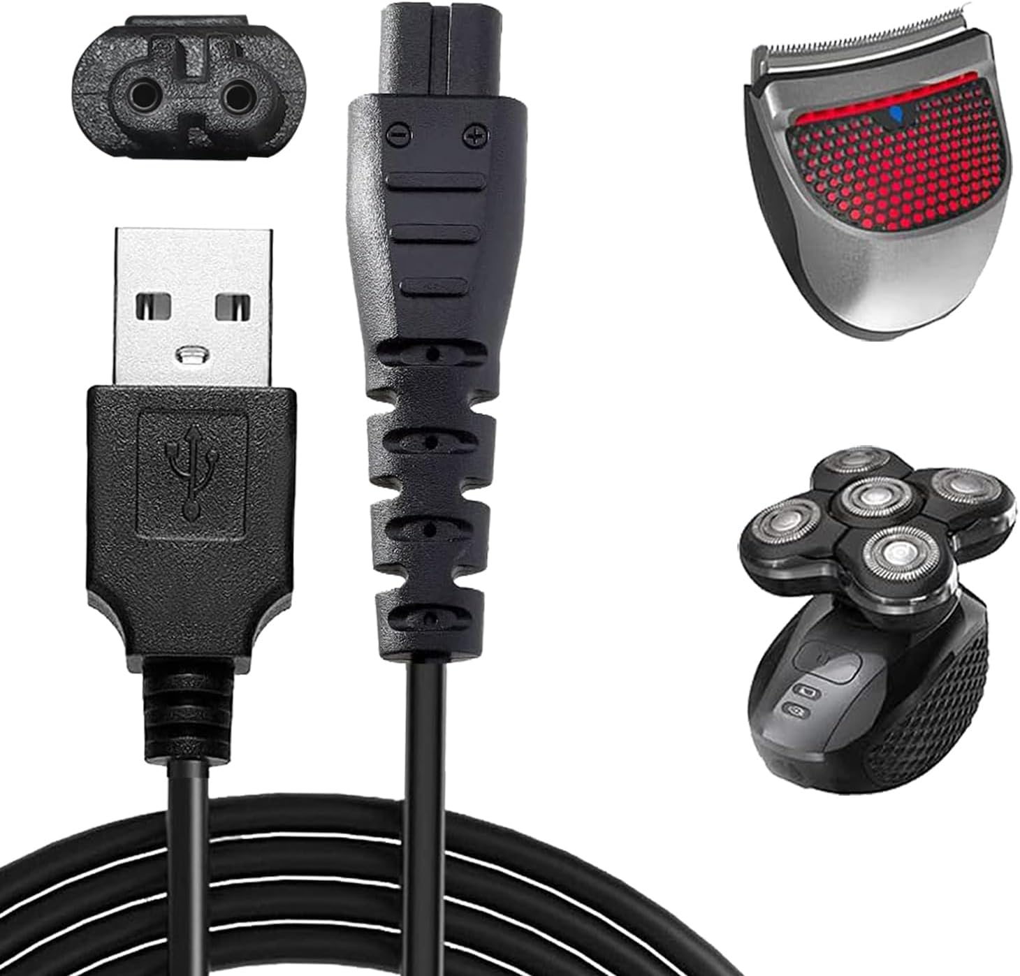 USB Charger Cord Compatible with Remington Shaver Clipper Charger USB Cable Power Cord for Remington XR7000 HC4250