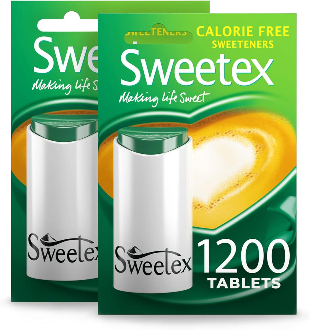Sweetex Calorie Free Sweeteners 1200 per pack - Pack of 2