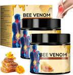 2PCS Bee Venom Joint Cream, Bee Venom Advanced Joint and Bone Gel, Professional Bee Venom Cream, Natural Formula, Fast-Absorbing, Suitable for Knee, Neck, Back, Hands, Feet Moisturizer