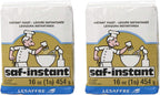 LeSaffre Saf-Instant Yeast, Gold, 1 Pound, (Pack of 2)