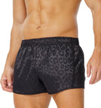Men's 3 inch Satin Boxers Silk Satin Sleep Lounge Shorts Pajamas Bottom