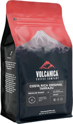 Costa Rican Decaf Tarrazu Coffee, Ground, Swiss Water Processed, Rainforest Certified, Fresh Roasted, 16-ounce