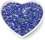 Lapis Lazuli Crystal Chips 100g – Natural Tumbled Polished Blue Gemstone Stones for Jewelry Making, Reiki Healing, Third Eye & Throat Chakra, Resin Art, Aquarium Gravel & Home Décor – Bombay Crystals