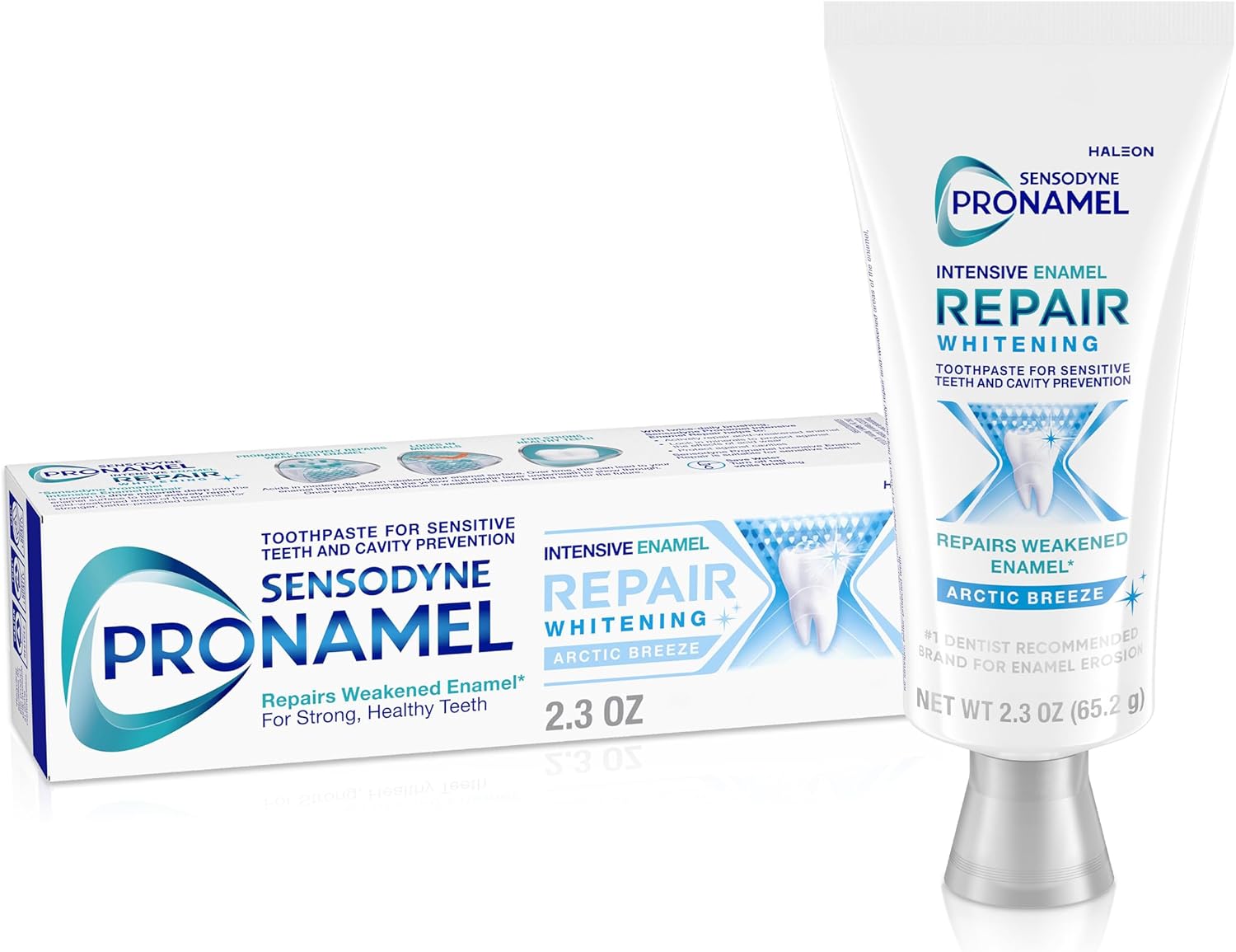 Sensodyne Pronamel Intensive Enamel Repair Toothpaste for Sensitive Teeth and Cavity Protection, Whitening Toothpaste to Strengthen Enamel, Arctic Breeze - 2.3 Ounces