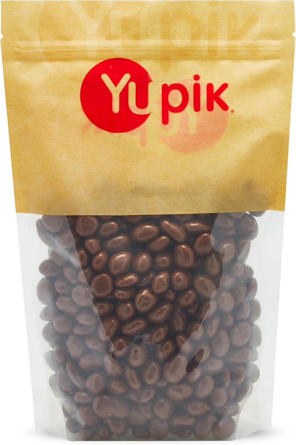 Yupik Milk Chocolate Covered Cranberries, 2.2 lb (35.2 oz), Kosher, Dried Fruits, Dried Cranberries Dipped in Fine Milk Chocolate, Smooth & Chewy, Sweet Snacks, Chocolate Candy, For Topping & Baking
