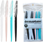 Dermaplane Razor For Women Men Eyebrow Razors Dermaplaning Tool For Face Shaver Home Hair Beauty blade Trimmer Microblades Peach Fuzz Remover micro dermabrasion facial tool 12pcs