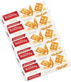 Kambly DeLuxe Swiss Cookies - BUTTERFLY - 100gr / 3.52oz bar (5 Boxes PACK)