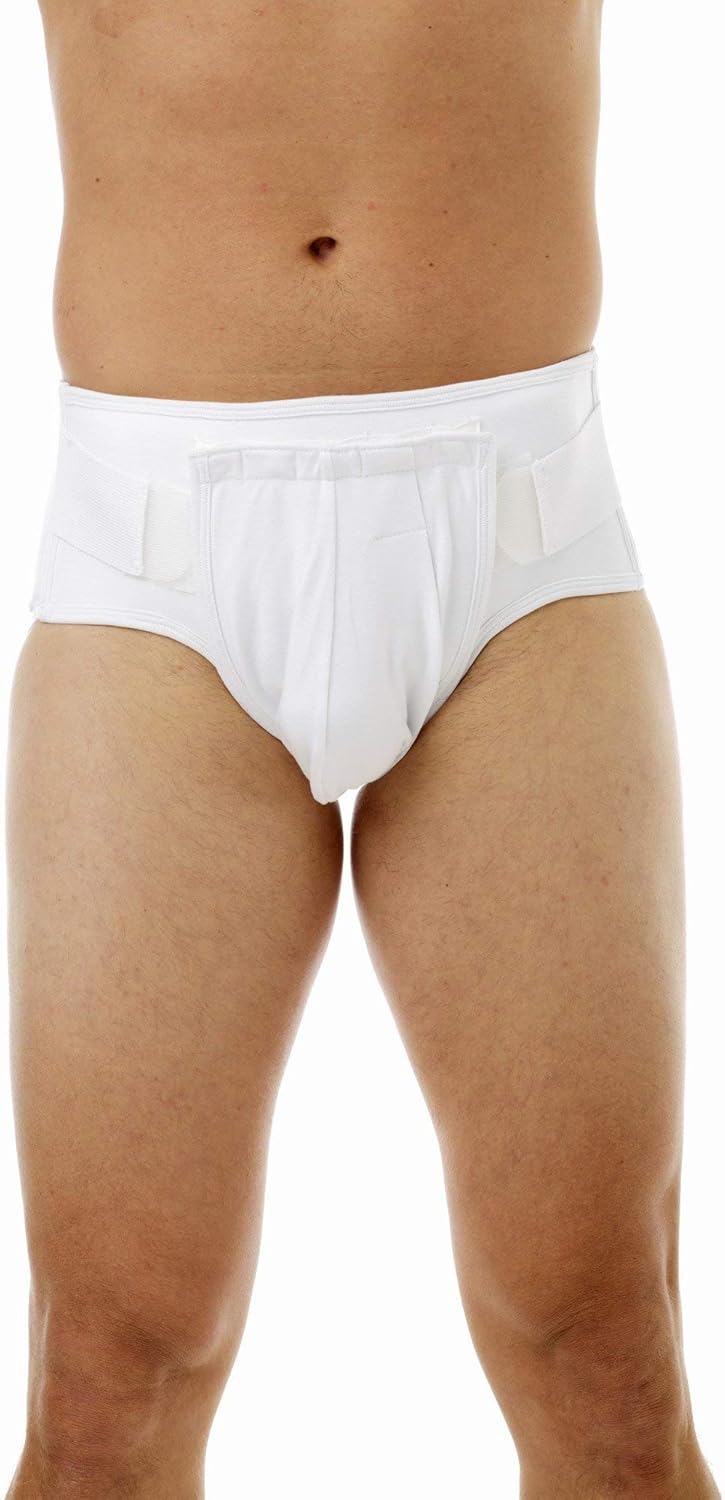 Underworks INGUINAL HERNIA SUPPORT BRIEF Large 37-40 Waist