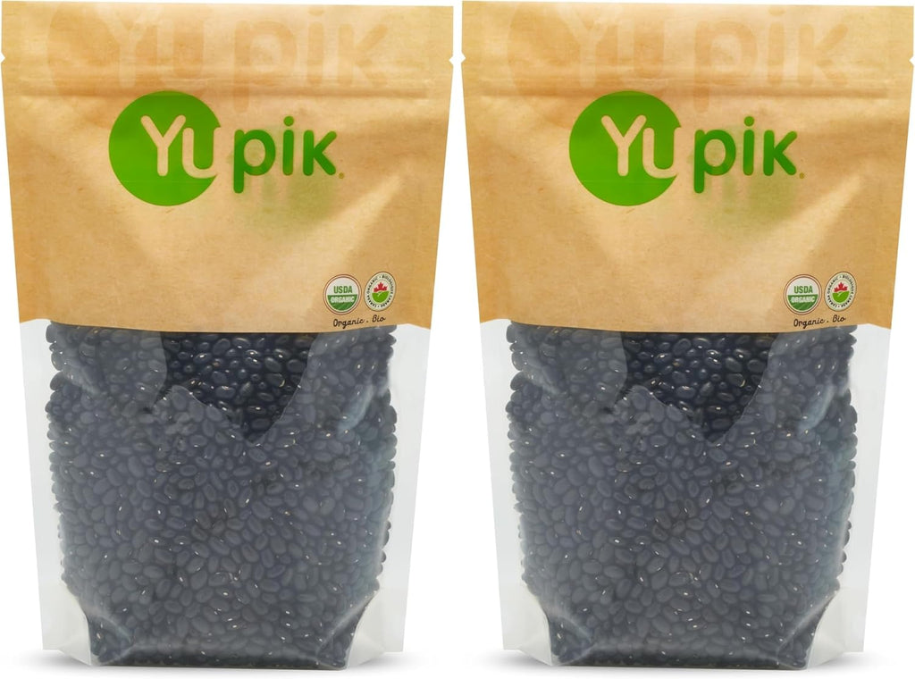 Yupik Organic Black Turtle Beans, 2.2 Lb, Non-GMO, Vegan, Gluten-Free (Pack of 2)