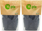 Yupik Organic Black Turtle Beans, 2.2 Lb, Non-GMO, Vegan, Gluten-Free (Pack of 2)
