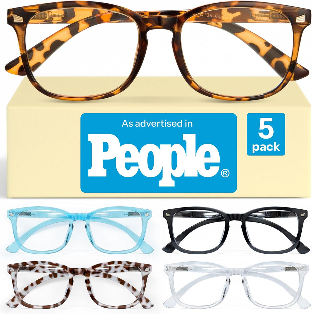 CCVOO 2.0 Reading Glasses for Women, Eye glasses, Blue Light Readers, Cheaters