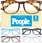 CCVOO 2.0 Reading Glasses for Women, Eye glasses, Blue Light Readers, Cheaters