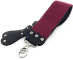 GENTS Professional 3″ x 26″ Straight Razor Strop - Premium Genuine Leather & Canvas Barber Strop with Stainless Steel Hook - Traditional Wet Shaving Razor Sharpener