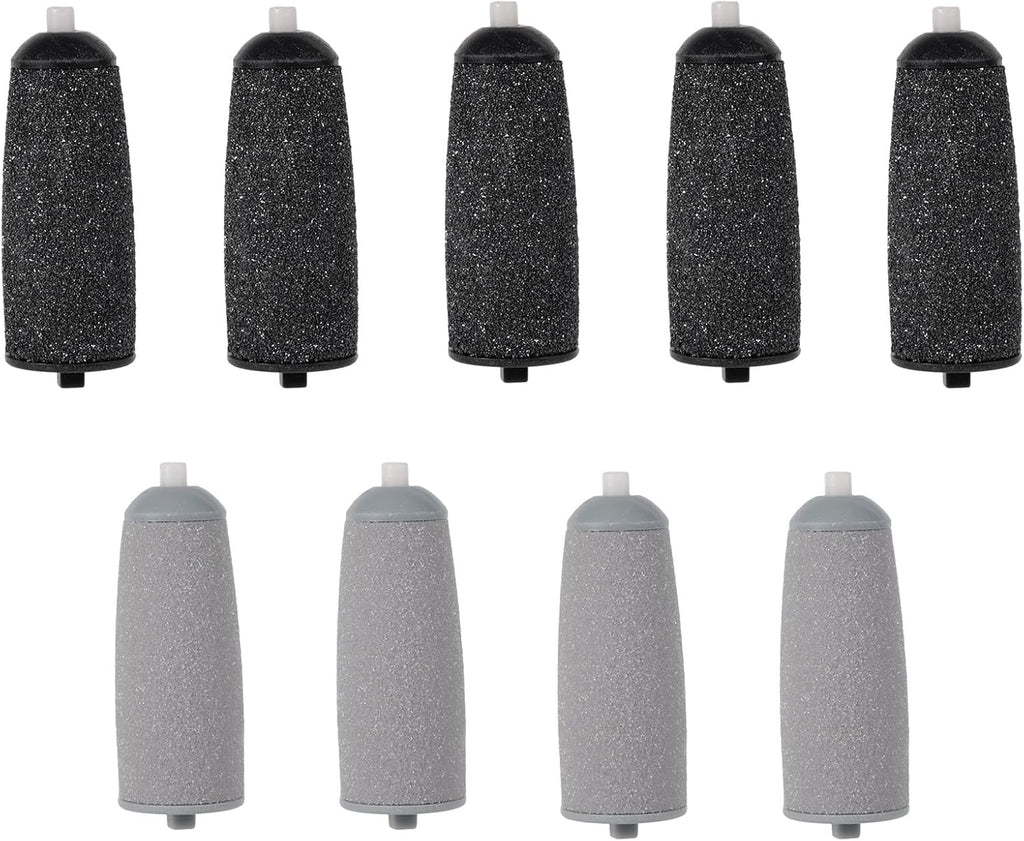 9pcs Pedicure Tool Replacement Head Rollers, 4 Fine Sand and 5 Rough Coarse Sand Electric Feet Foot Grinder Replacement Compatible with Flawless Pedi Haootadiy ZABOUL