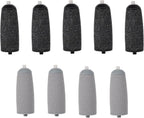 9pcs Pedicure Tool Replacement Head Rollers, 4 Fine Sand and 5 Rough Coarse Sand Electric Feet Foot Grinder Replacement Compatible with Flawless Pedi Haootadiy ZABOUL