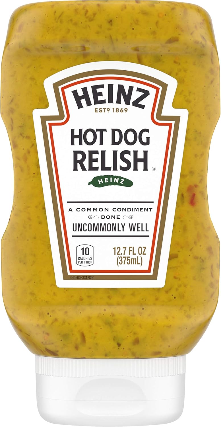 Heinz Hot Dog Relish, 12.7 fl oz Bottle