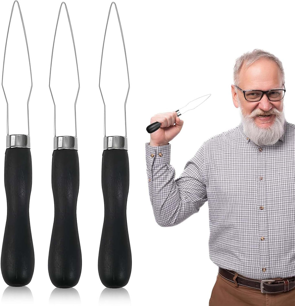 3PCS Easy One-Handed Button Hook for Seniors - Comfort Grip Button Assist Tool - Dressing Aid for Shirts, Pants, Dresses, Coats and Arthritis Hands