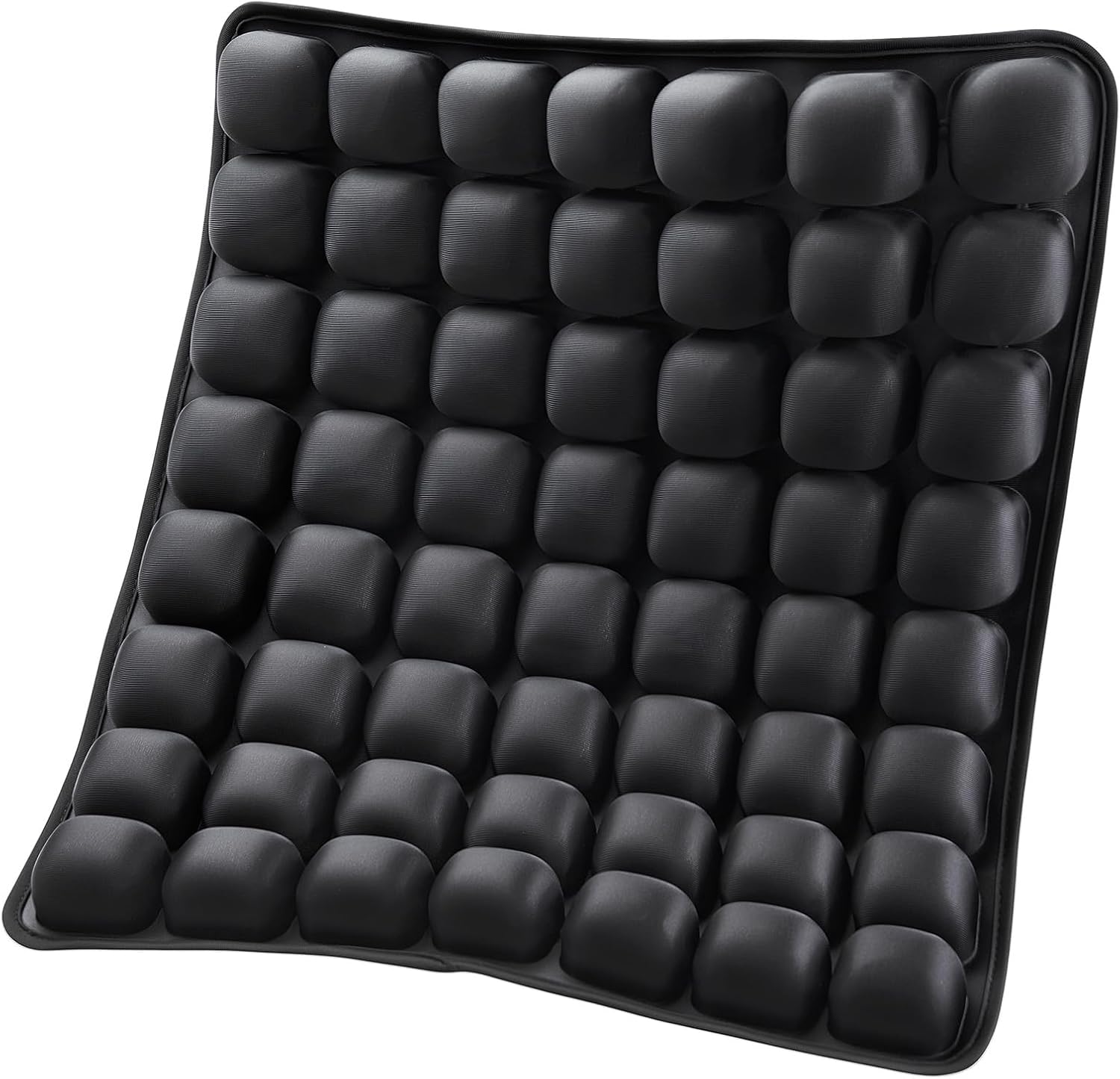 VEVOR Inflatable Seat Cushion, 3D Air Cell Seat Cushion for Pressure Relief, Lycra & TPU Wheelchair Seat Pad with Manual Pump, Lightweight and Portable for Travel, Office, Car, Airplane