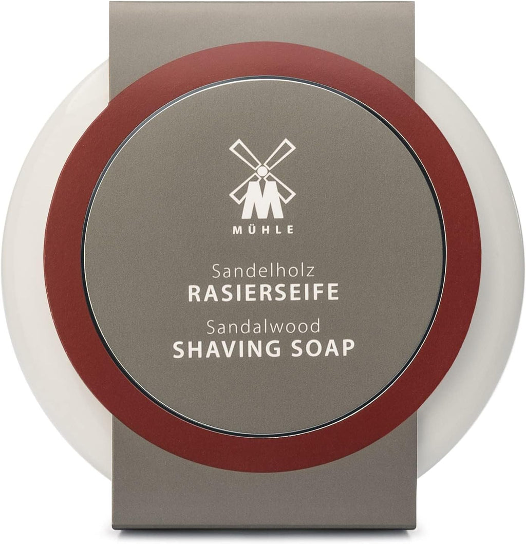 MÜHLE SHAVE CARE Porcelain Dish incl. Sandalwood Shaving Soap 65g