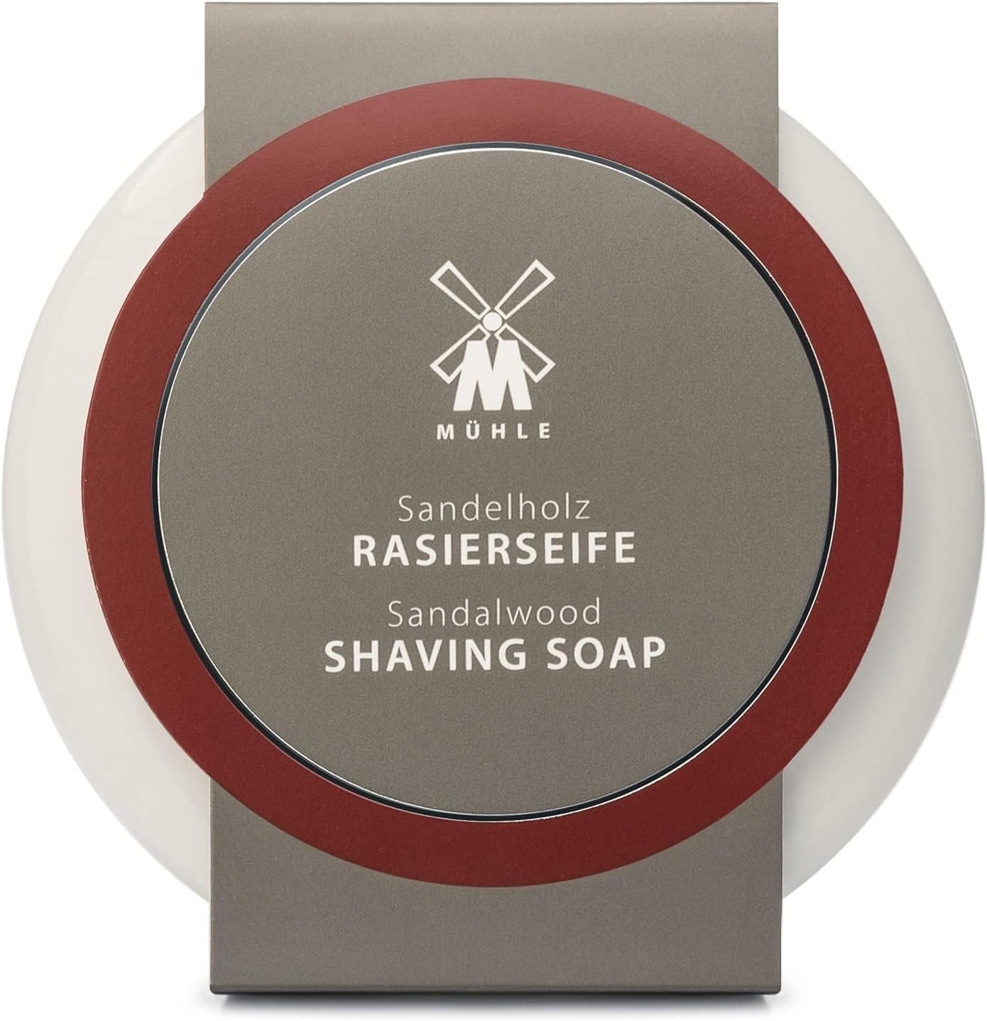 MÜHLE SHAVE CARE Porcelain Dish incl. Sandalwood Shaving Soap 65g