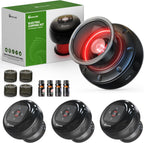 [4 Pack] 5-in-1 Smart Dynamic Cupping Set, Electric Cupping Device with Red Light, Heated Cupping Massager with 12-Level Suction & Heat, Cupping Machine for Pain Relief, Muscle Soreness, Knots, Aches