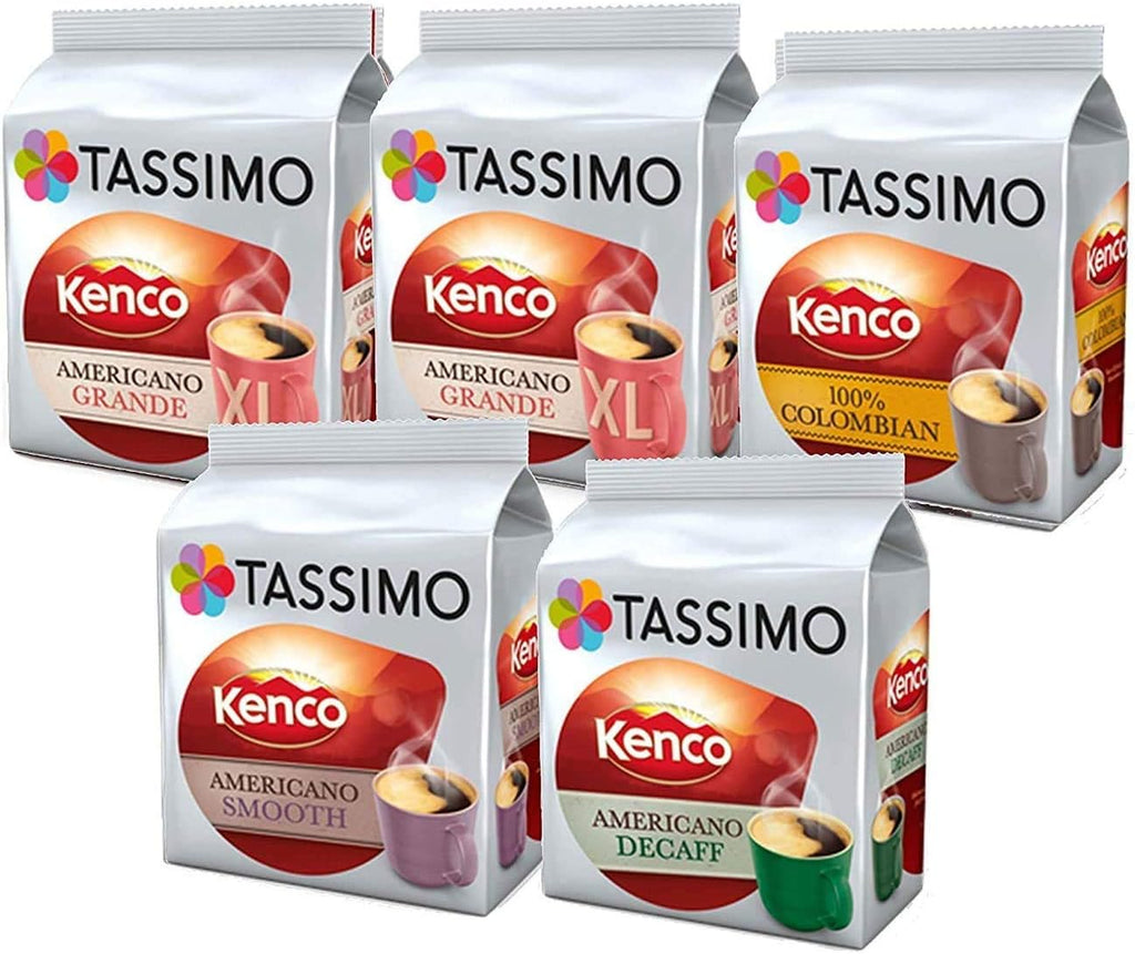 TASSIMO Kenco Lovers Americano Selection- 5 Pack (80 Servings)