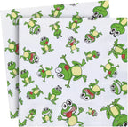 Passover Frogs 10 Plagues Premium 3 ply Napkins. 20pk for Seder Table Decoration.