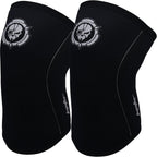 Jupiter Knee Sleeves (1 Pair), 7mm Compression Knee Braces for Squats,Weightlifting,Powerlifting,Cross Training for Men & Women (Large)