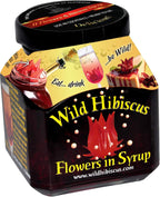 Wild Hibiscus Flowers in Syrup - 8.8 oz (250 g)