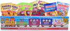 Haribo Holiday Train Assorted Gummy Bears & Candy, Holiday Candy Gift, Stocking Stuffer Gift, 8 Bags Included, 32 Ounces