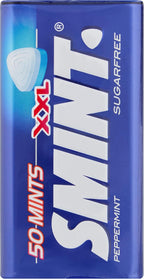 Smint XXL Peppermint Sugarfree 50 Mints Tin 35g, (Pack of 1)