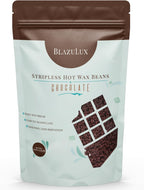 Wax Beads for Hair Removal - Chocolate 500g/17.6 Ounce, stripless hard Wax Beans for Brazilian Bikini, Face, Eyebrows, Underarms, Arms, Chest, Back, Legs (Chocolate, 17.6 Ounce)