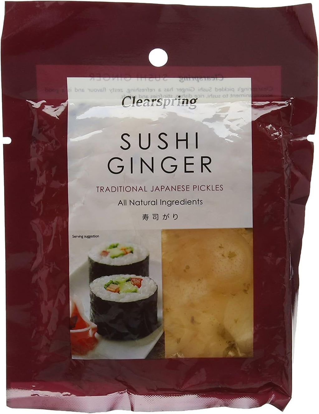 Clearspring Sushi Ginger 50 g (Pack of 5)