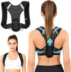 Posture Corrector for Men & Women, Adjustable Back Brace & Straightener for Office, Home & Daily Use, Relieve Back Pain, Prevent Hunching & Slouching, Comfortable & Breathable, M