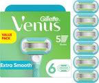 Gillette Venus Extra Smooth Womens Razor Blade Refills, 6 Count, Designed for a Close, Smooth Shave