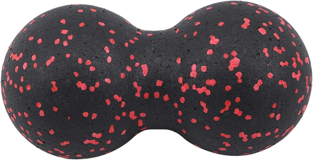 Black Peanut Massage Ball Double Lacrosse Massage Ball for Physical Therapy, Massage Tools and Equipment, Muscle Relax, Acupoint Massage