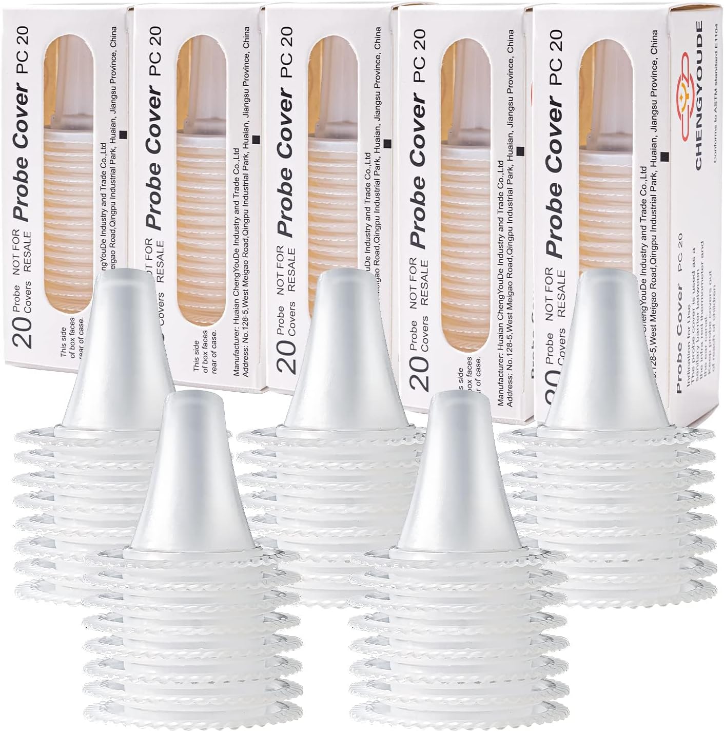 200X Ear Thermometer Probe Covers, Lens Filters, Refill Covers for All Braun themometer Models BPA Free Digital Disposable Covers