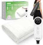 Massage Table Warmer Heating Pad Professional SPA Massage Bed Warmer with 9 Hour Timer, 9 Heat Settings, Overheat Protection for Massage Bed & Spa, 30" x 71", with Portable Storage Bag