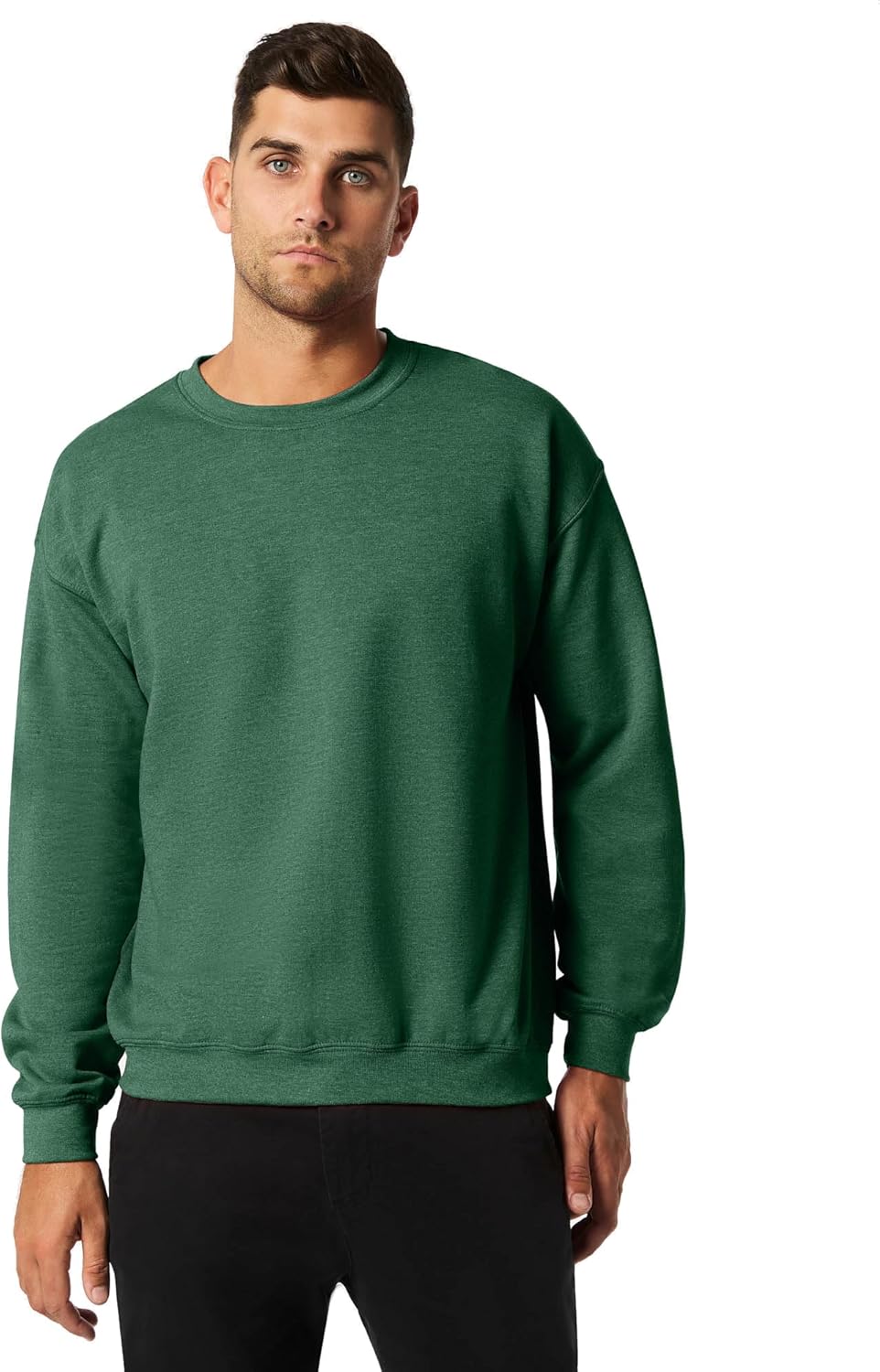 Gildan Men's Heavy Blend Crewneck Waistband Sweatshirt