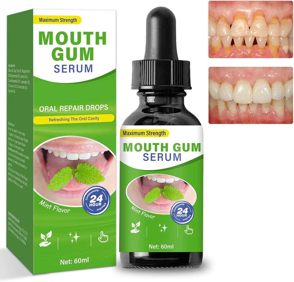 Gum Restore Drops - Advanced Repair for Receding Gums and Bad Breath, 2 Fl Oz