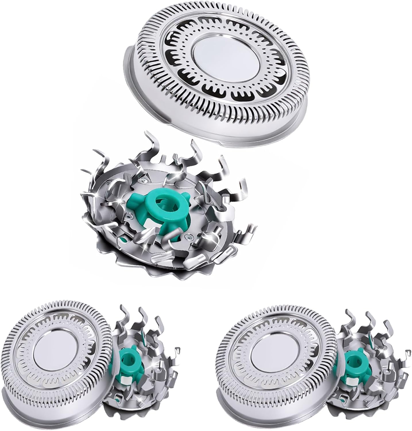 Upgraded SH90 Replacement Head for Phi-Lips No-relco, Shaver Heads Blades Cutter Compatible with Phillips No-relco SH90/62 Series 9000 Series 8000 S8950 S9000 S9311 S9321 S9511 S9531 S9721