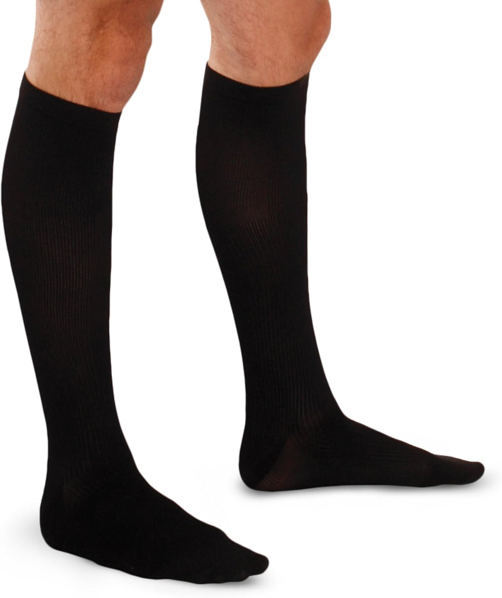 Therafirm Men's Trouser Socks - 20-30mmHg Moderate Compression Dress Socks