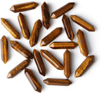 ZHIYUXI Tigers Eye Crystal Healing Crystals Tiger Eye Stone Gemstone Tumbled Polished Energy Reiki Healing Stone Wholesale Crystal Wands Decor Gifts 10 Pcs